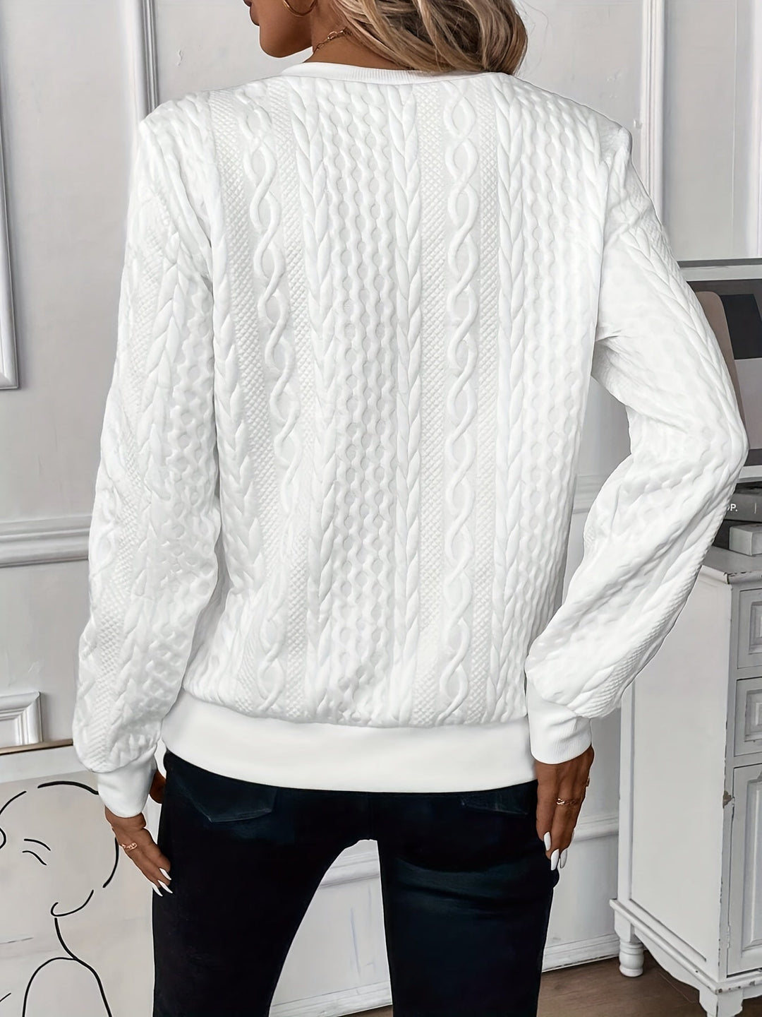 Jean™ - CLASSIC SWEATER WITH ZIP DETAIL
