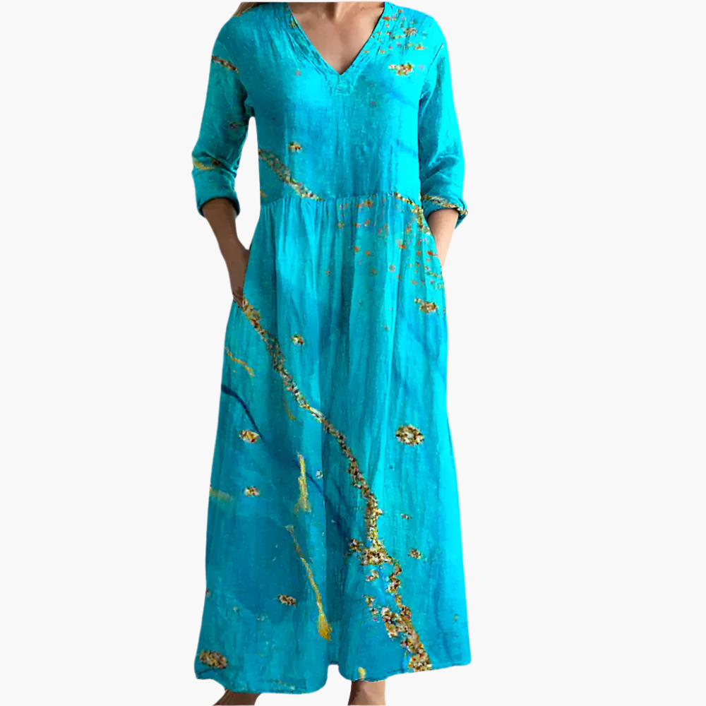 Lennox - Ocean Breeze Tummy Coverage Dress